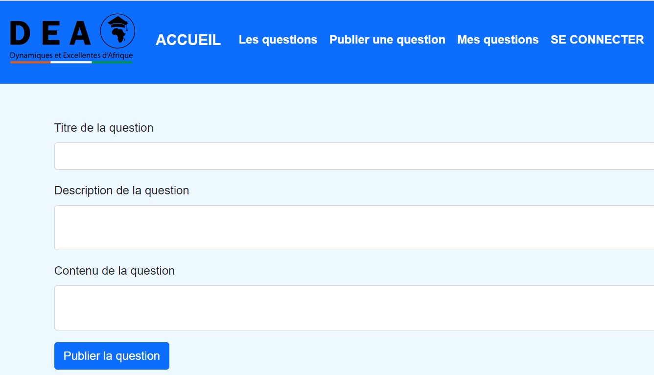 Publier Une Question